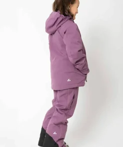 2117 of Sweden Juniors' Light Padded Ski Pant Lauker Grape