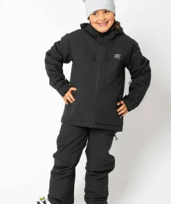 2117 of Sweden Juniors' Light Padded Ski Pant Lauker Black
