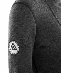 Aclima DoubleWool Polo with Zip Woman Marengo/Jet Black
