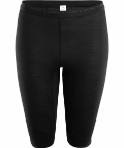 Aclima LightWool Shorts Long Women Jet Black