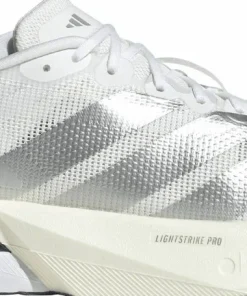 Adidas Women's Adizero Boston 13 Cloud White / Matte Silver / Dash Grey