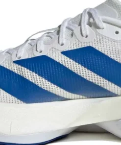 Adidas Women's Adizero Boston 13 Cloud White/Team royal blue/Dash grey