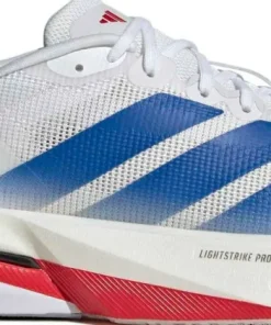 Adidas Women's Adizero Boston 13 Cloud White/Team royal blue/Dash grey