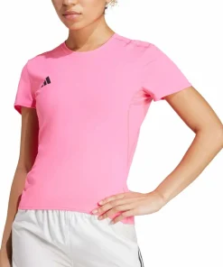Adidas Women's Adizero E Tee Lucid pink