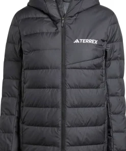 Adidas Women's Multi Light Down Hooded Jacket Black