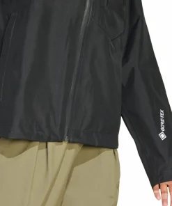Adidas Women's Terrex Techrock 3L Gore-Tex Performance Jacket Black