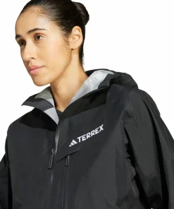 Adidas Women's Terrex Techrock 3L Gore-Tex Performance Jacket Black