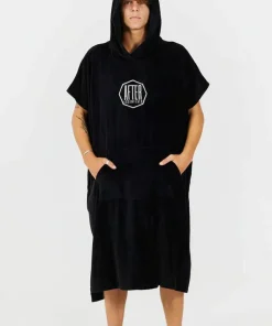 After Essentials Poncho Logo Black