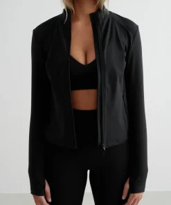 Aim'n Women's Sense Zip Jacket Black