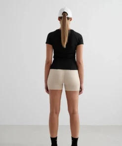 Aim'n Women's Soft Basic Short Sleeve Black