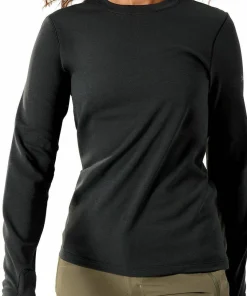 Arc'teryx Women's Taema Thermal Crew Longsleeve Black Heather