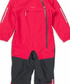 Bergans Kids' Lilletind Coverall Alpine Rose/dark Shadow Grey