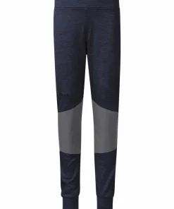 Bergans Kids' Myske Wool Pant Navy Melange/Solid Dark Grey