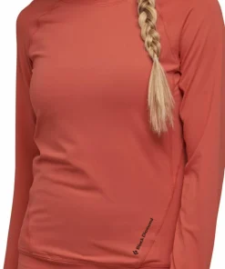 Black Diamond Women's Ls Alpenglow Hoody Baja Sunrise