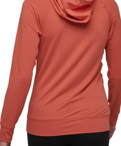 Black Diamond Women's Ls Alpenglow Hoody Baja Sunrise