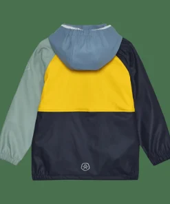 Color Kids Kids' Rain PU Jacket Colorblock Windward Blue
