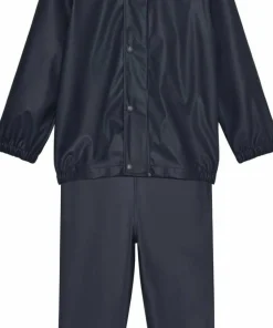 Color Kids Kids' Rainwear Pu Set Ebony
