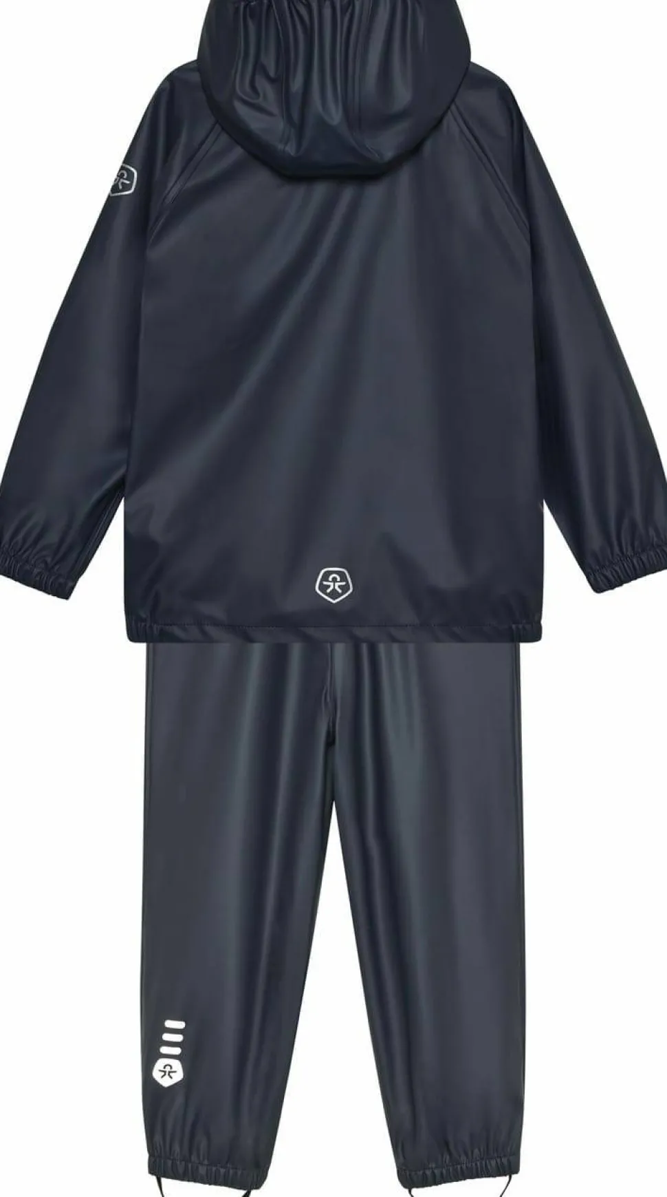 Color Kids Kids' Rainwear Pu Set Ebony