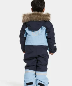 Didriksons Kids' Bjärven Coverall 4 Cloud Blue
