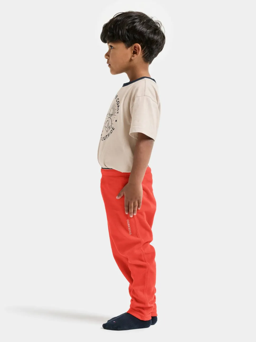 Didriksons Kids' Monte Pants 9 Paprika