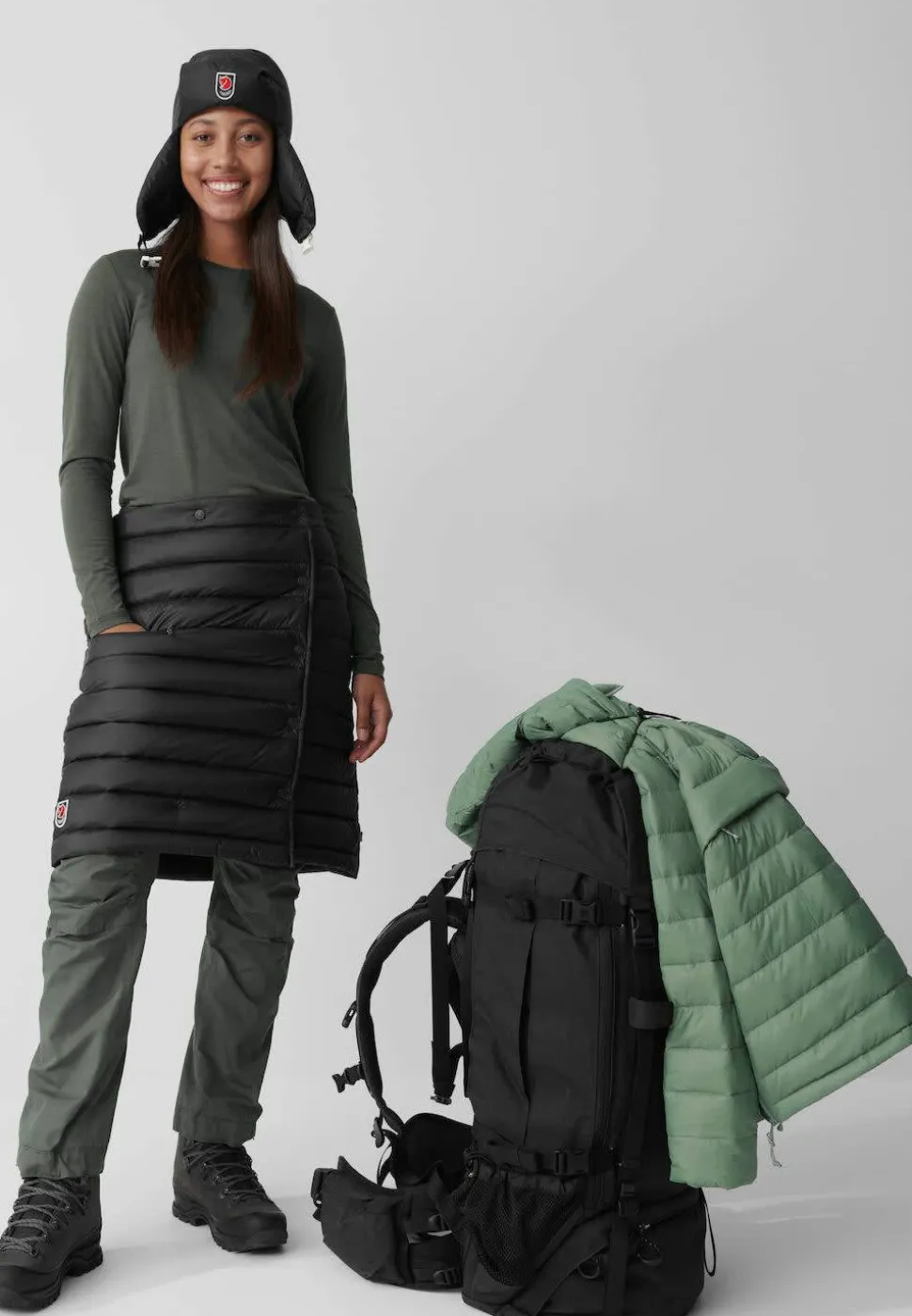 Fjällräven Women's Expedition Pack Down Skirt Black