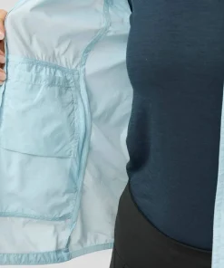 Fjällräven Women's Keb Lätt Wind Jacket Mountain Blue