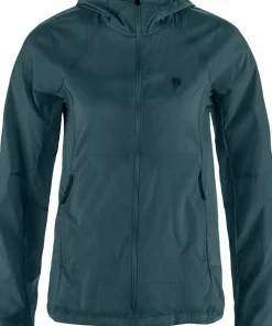 Fjällräven Women's Keb Lätt Wind Jacket Mountain Blue