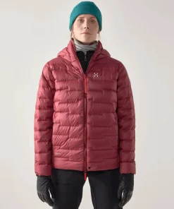 Haglöfs Women's Roc Flash Down Hood Carmine Red