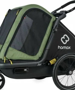 Hamax Pluto M Dog Trailer Green/Black