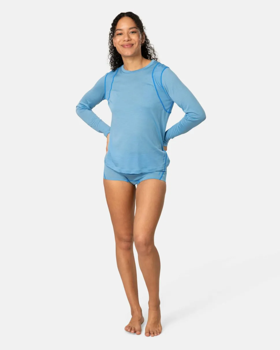 Kari Traa Women's Embla Wool Boxer Ocean