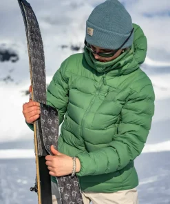 Norrøna Women's Femund Down700 Zip Hood Dark Ivy