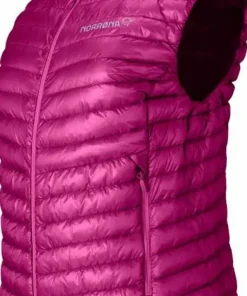 Norrøna Women's Trollveggen Superlight Down Vest Festival Fuchsia
