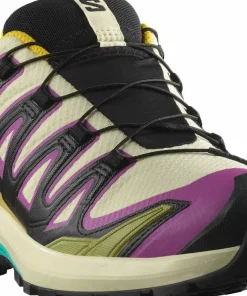 Salomon Women's XA Pro 3d V9 GORE-TEX Transparent Yellow/Black / Waterfall