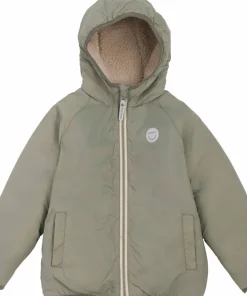 Viking Footwear Kids' Play Reversible Pile Jacket Olive