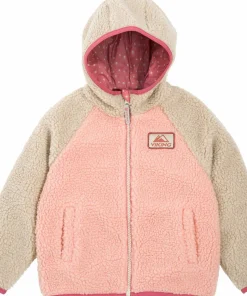 Viking Footwear Kids' Play Reversible Pile Jacket Pink/cement