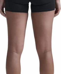 2XU Women's Aero Mesh Hi-Rise Compression 4 Inch Shorts Black/silver Reflective
