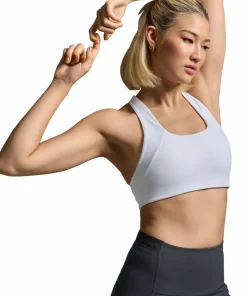 2XU Women's Form Racerback Medium Impact Bra White/white