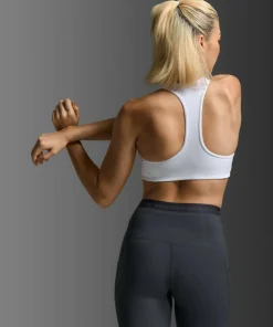 2XU Women's Form Racerback Medium Impact Bra White/white
